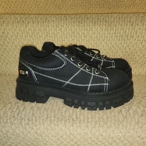 Delias black Oxford shoes